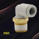 SMC Style KQ2L Series Male Elbow Sealant Pneumatic fittings Copper Connector Pipe Fittings elbow gas pipe fitting