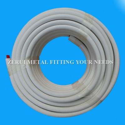 Insulated Air Conditioner Copper Pipe with Flame Retardant Insulation