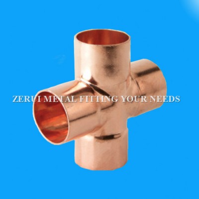 22mm Copper Pipe Cross Fittings for Medcial Gas